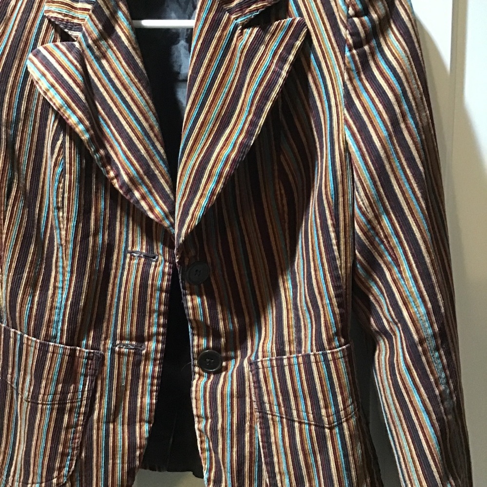 Retro Striped H&M Blazer